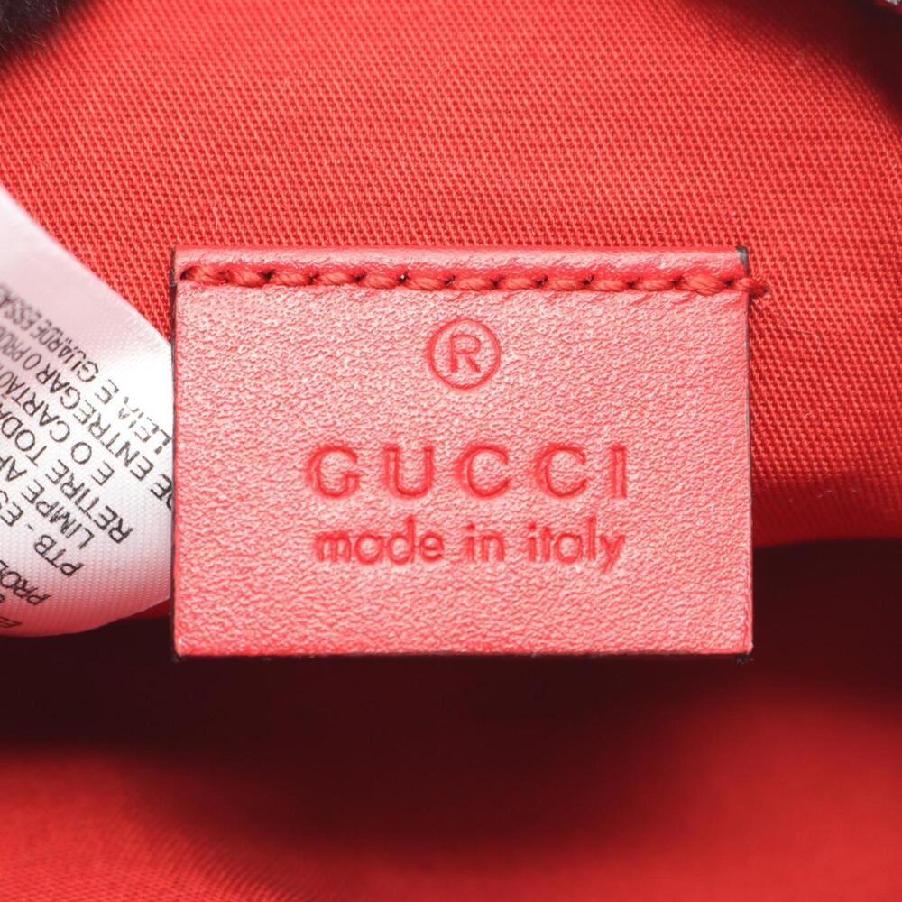 GUCCI Red Leather Fanny Pack - Picture 4 of 5